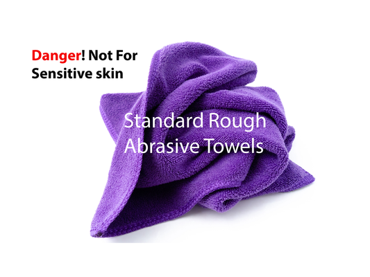 Towel can be harsh and Abrasive