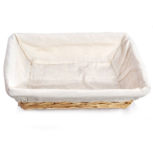 10x10 Rectangular Towel Basket with Cloth Liner Invigorproducts.com