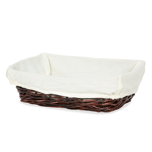 Copy of 10x10 Rectangular Towel Basket with Cloth Liner-Brown Invigorproducts.com
