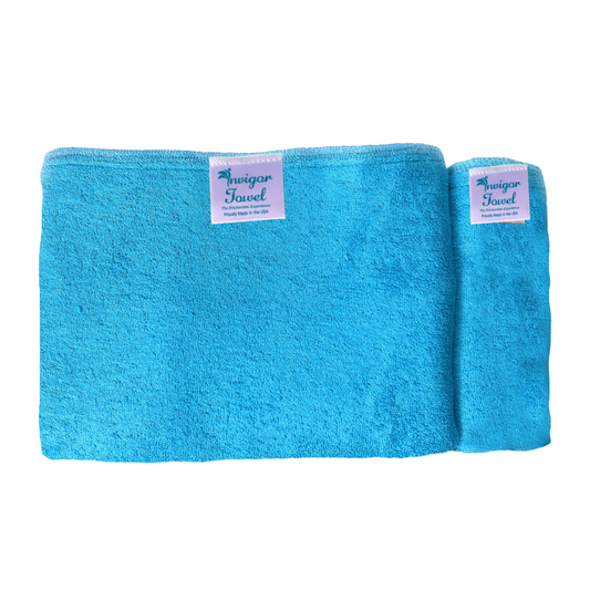 Sports recovery and Post Recovery hand towel set 16x24 Hand towel & Washcloth 11x11 Set Made in USA Invigorproducts.com